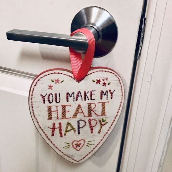 Valentine You Make My Happy Sign Motivatio… - Picture 1 of 6
